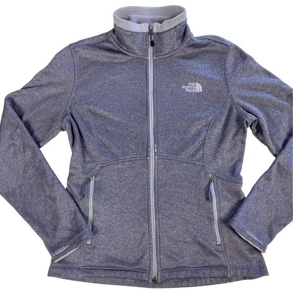 The North Face Agave Full Zip Gray Jacket​ - Picture 1 of 15